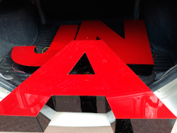 Lighted Letter Samples